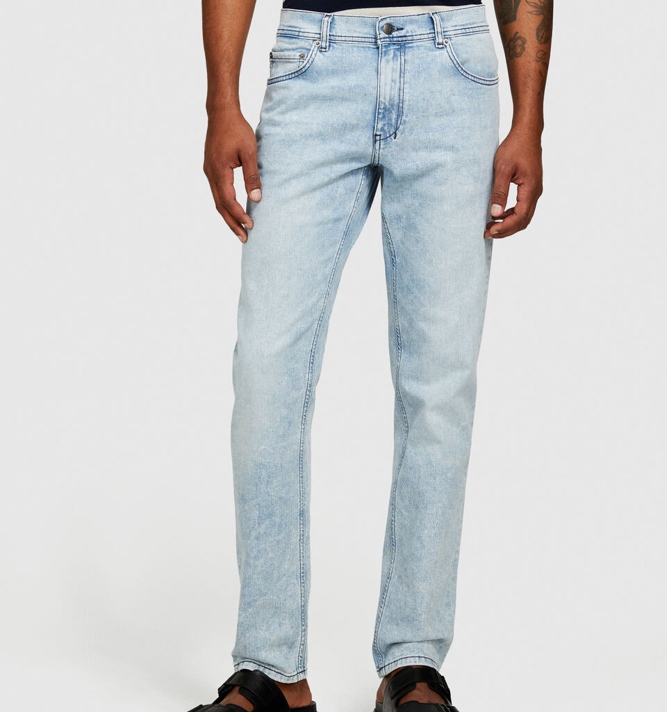 Light jeans - men's slim fit jeans - Light Blue | Sisley image number 4